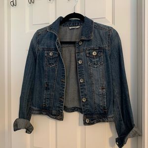 Dark wash jean jacket